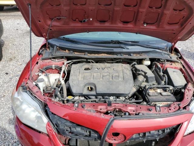 JTDBU4EEXB9154660 - 2011 TOYOTA COROLLA BASE RED photo 11