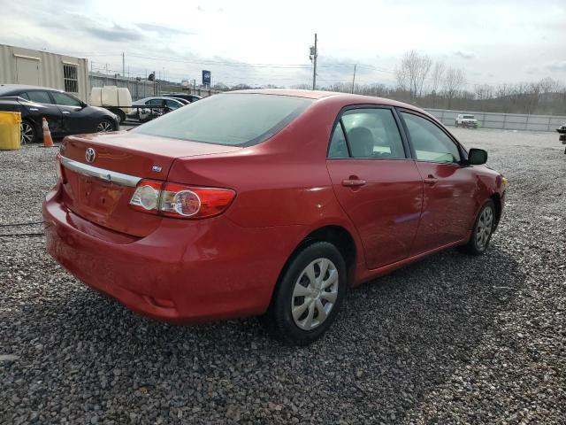 JTDBU4EEXB9154660 - 2011 TOYOTA COROLLA BASE RED photo 3