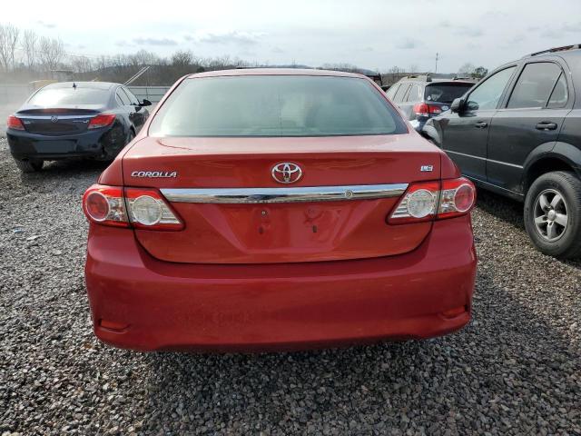 JTDBU4EEXB9154660 - 2011 TOYOTA COROLLA BASE RED photo 6