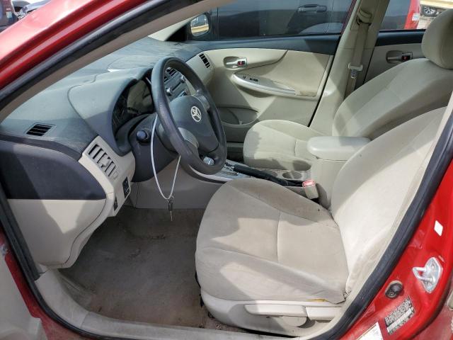JTDBU4EEXB9154660 - 2011 TOYOTA COROLLA BASE RED photo 7