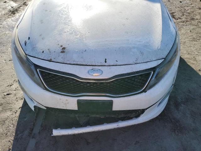 5XXGN4A72FG393056 - 2015 KIA OPTIMA EX WHITE photo 11