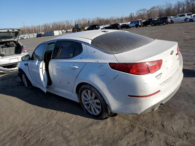 5XXGN4A72FG393056 - 2015 KIA OPTIMA EX WHITE photo 2