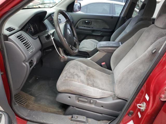 2HKYF18403H586799 - 2003 HONDA PILOT EX BURGUNDY photo 7