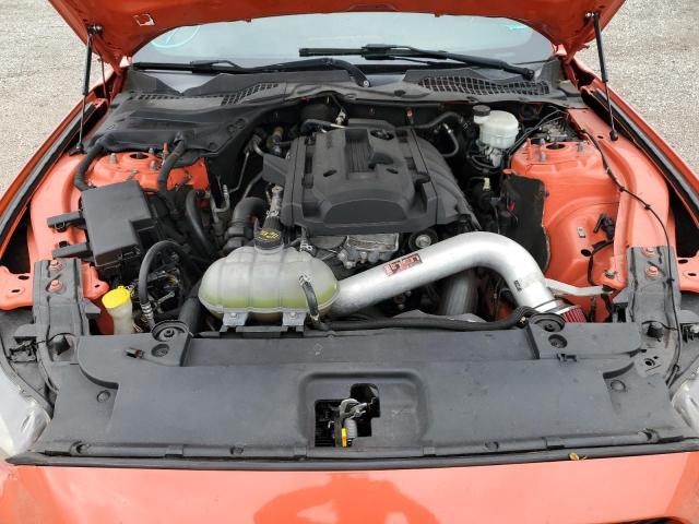 1FA6P8THXG5257627 - 2016 FORD MUSTANG ORANGE photo 11