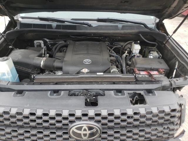 5TFUW5F18KX779753 - 2019 TOYOTA TUNDRA DOUBLE CAB SR/SR5 BLACK photo 11