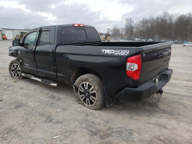 5TFUW5F18KX779753 - 2019 TOYOTA TUNDRA DOUBLE CAB SR/SR5 BLACK photo 2
