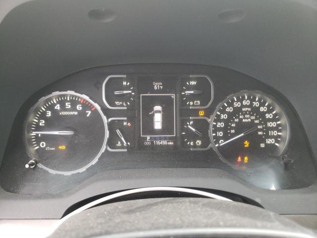 5TFUW5F18KX779753 - 2019 TOYOTA TUNDRA DOUBLE CAB SR/SR5 BLACK photo 9