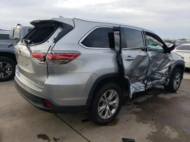5TDKKRFH9FS097838 - 2015 TOYOTA HIGHLANDER XLE SILVER photo 3