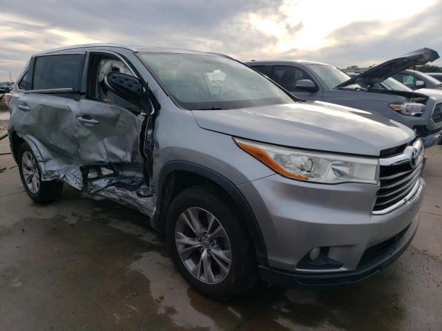 5TDKKRFH9FS097838 - 2015 TOYOTA HIGHLANDER XLE SILVER photo 4