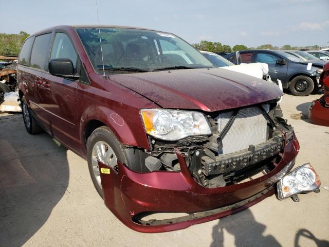 2C4RDGBGXHR664015 - 2017 DODGE GRAND CARA SE RED photo 4