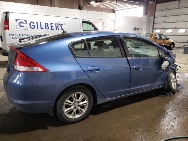 JHMZE2H70AS026446 - 2010 HONDA INSIGHT EX BLUE photo 3