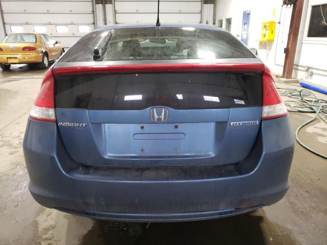 JHMZE2H70AS026446 - 2010 HONDA INSIGHT EX BLUE photo 6