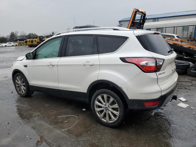 1FMCU9J96JUA44576 - 2018 FORD ESCAPE TITANIUM WHITE photo 2