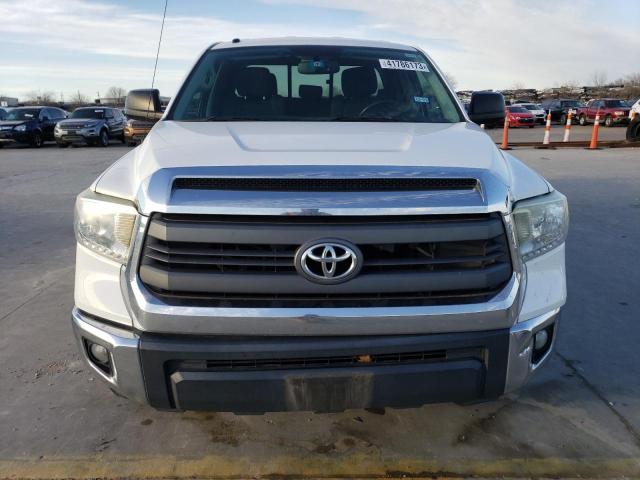 5TFRY5F14EX170194 - 2014 TOYOTA TUNDRA DOUBLE CAB SR/SR5 WHITE photo 5