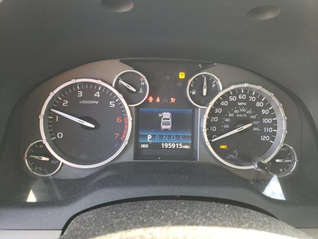 5TFRY5F14EX170194 - 2014 TOYOTA TUNDRA DOUBLE CAB SR/SR5 WHITE photo 9