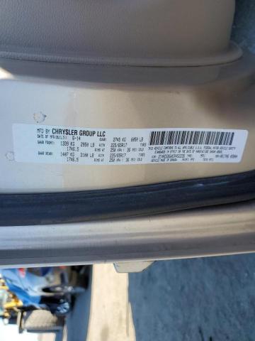 2C4RDGBG0ER452235 - 2014 DODGE GRAND CARA SE TAN photo 13