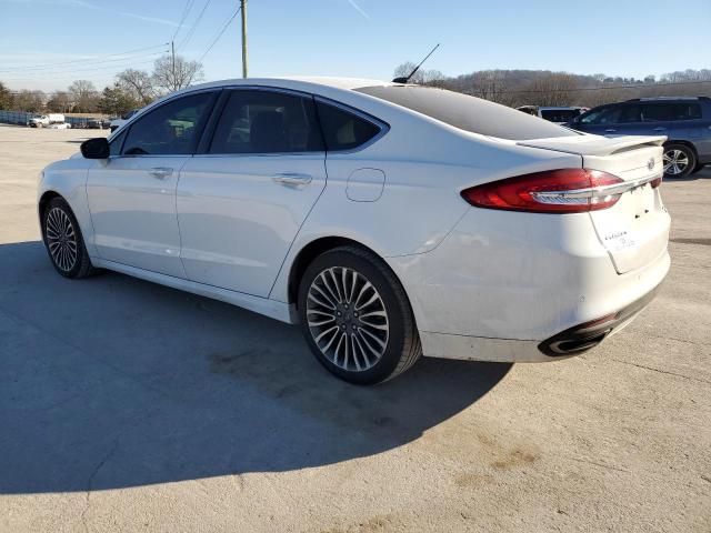 3FA6P0D91JR188548 - 2018 FORD FUSION TITANIUM/PLATINUM WHITE photo 2