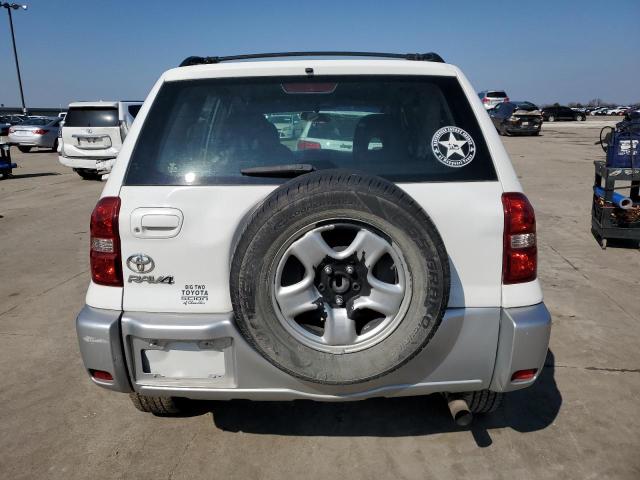 JTEGD20VX50088357 - 2005 TOYOTA RAV4 WHITE photo 6