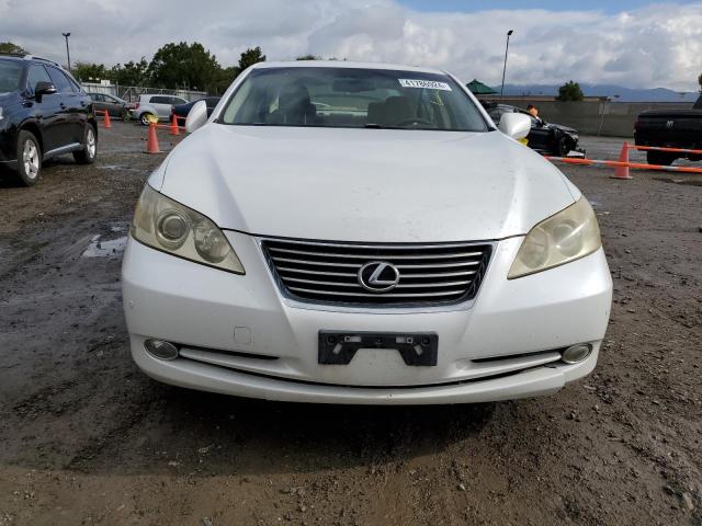 JTHBJ46G872104265 - 2007 LEXUS ES 350 WHITE photo 5