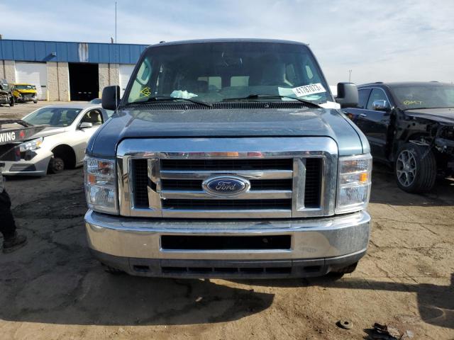 1FMNE1BL7EDB11922 - 2014 FORD ECONOLINE E150 WAGON BLUE photo 5