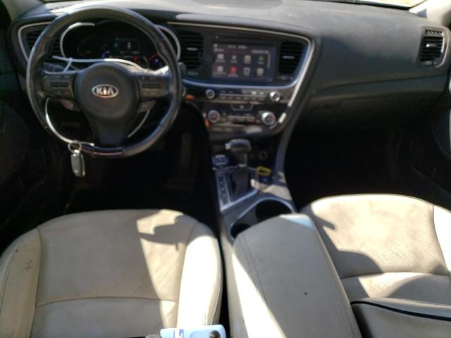 KNAGN4AD2F5090852 - 2015 KIA OPTIMA HYBRID WHITE photo 8