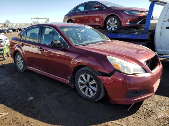 4S3BMCG69B3245535 - 2011 SUBARU LEGACY 2.5I PREMIUM RED photo 4