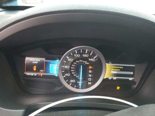 1FM5K8GT4EGC43707 - 2014 FORD EXPLORER SPORT WHITE photo 9