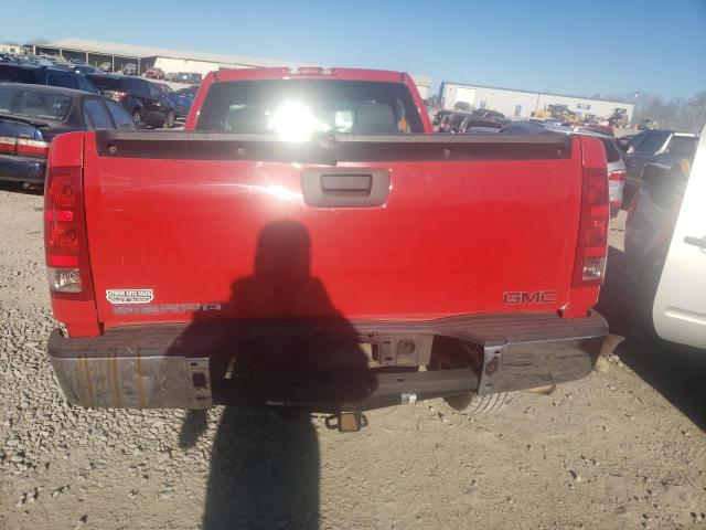 1GTPCTEX9AZ259628 - 2010 GMC SIERRA C1500 RED photo 6