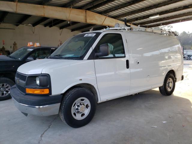 1GCWGFCB0E1124535 - 2014 CHEVROLET EXPRESS G2 WHITE photo 1