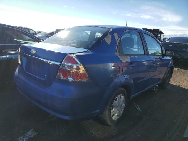 KL1TD56E29B339594 - 2009 CHEVROLET AVEO LS Mavi foto 3