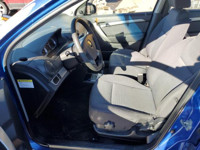 KL1TD56E29B339594 - 2009 CHEVROLET AVEO LS Mavi foto 7