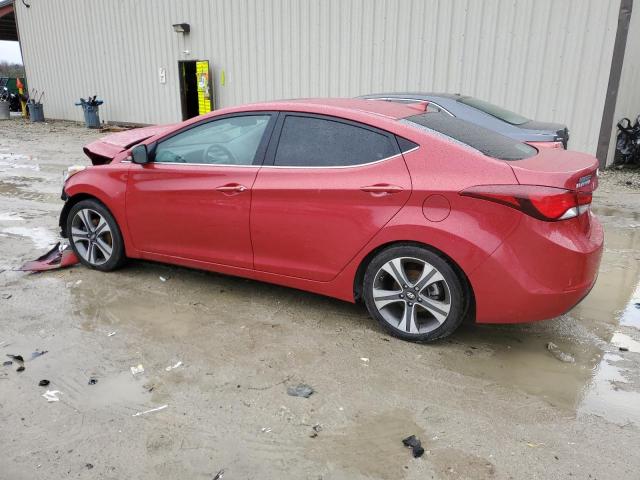 KMHDH4AH9FU321652 - 2015 HYUNDAI ELANTRA SE RED photo 2