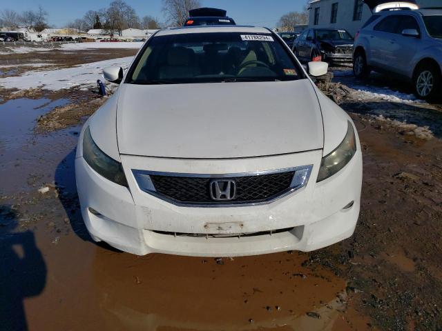 1HGCS22879A001399 - 2009 HONDA ACCORD EXL WHITE photo 5