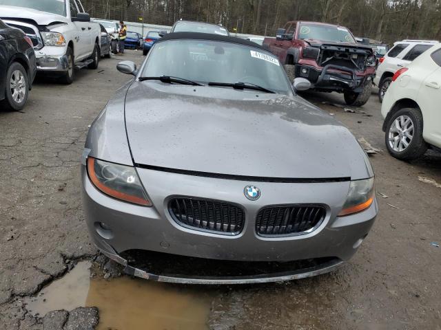 4USBT33493LS48020 - 2003 BMW Z4 2.5 GRAY photo 5