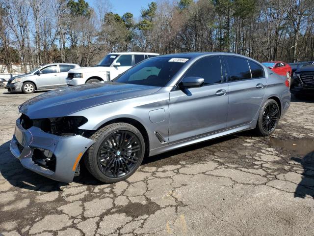 WBAJA9C50JB034441 - 2018 BMW 530E BLUE photo 1