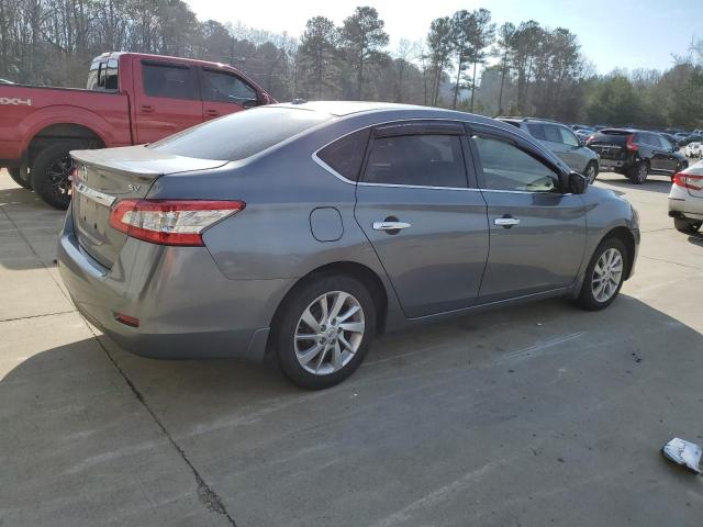 3N1AB7AP8FY292839 - 2015 NISSAN SENTRA S GRAY photo 3