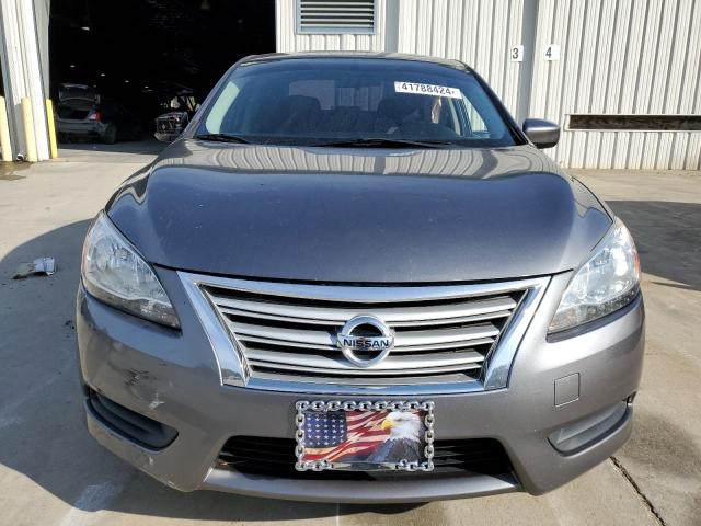 3N1AB7AP8FY292839 - 2015 NISSAN SENTRA S GRAY photo 5