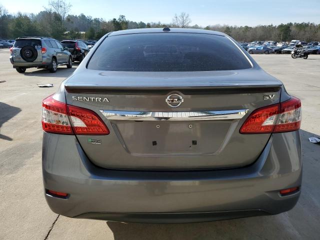 3N1AB7AP8FY292839 - 2015 NISSAN SENTRA S GRAY photo 6