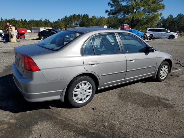 2HGES16524H624183 - 2004 HONDA CIVIC LX GRAY photo 3