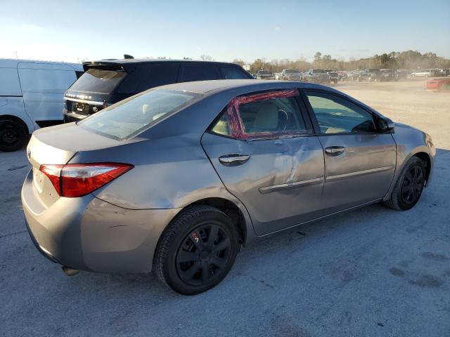 5YFBURHEXEP107538 - 2014 TOYOTA COROLLA L GRAY photo 3