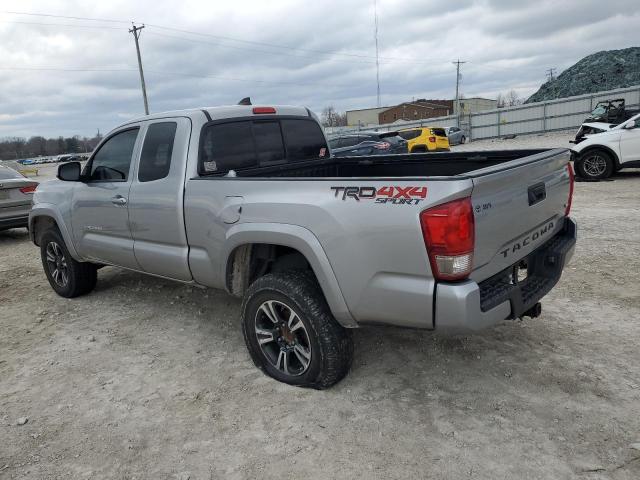 5TFSZ5AN5HX073275 - 2017 TOYOTA TACOMA ACCESS CAB ვერცხლისფერი ფოტო 2