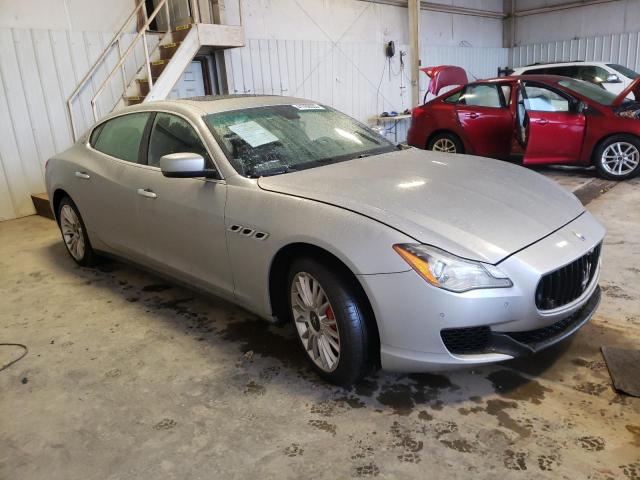 ZAM56RRA5E1099139 - 2014 MASERATI QUATTROPOR S SILVER photo 4