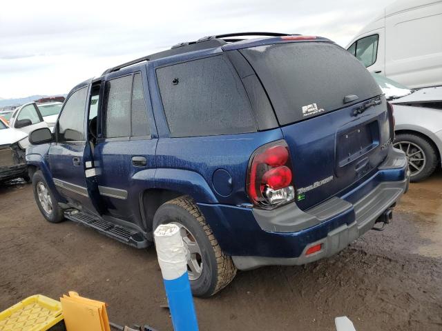 1GNDT13S522436918 - 2002 CHEVROLET TRAILBLAZE BLUE photo 2