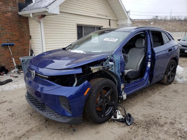 WVGTMPE24MP047805 - 2021 VOLKSWAGEN ID.4 PRO S ლურჯი ფოტო 1
