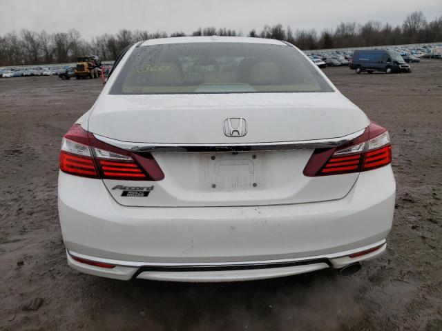 1HGCR2F81GA136333 - 2016 HONDA ACCORD EXL WHITE photo 6