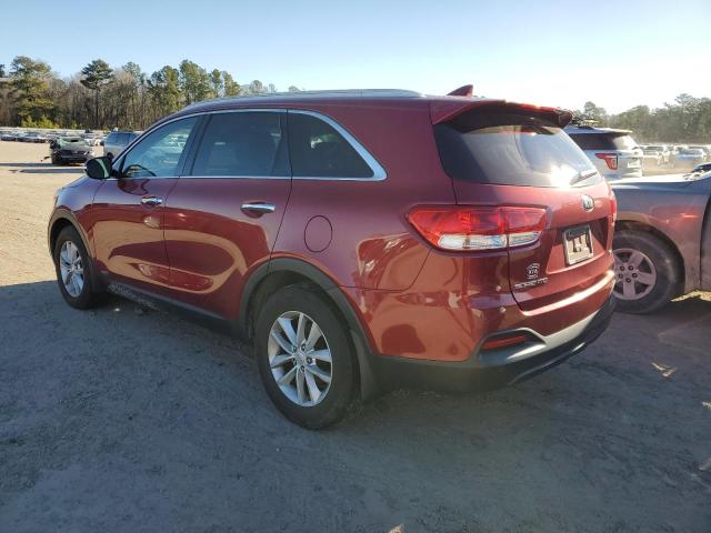 5XYPGDA3XGG054890 - 2016 KIA SORENTO LX RED photo 2