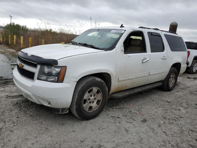 1GNSCJE07DR190273 - 2013 CHEVROLET SUBURBAN C1500 LT WHITE photo 1