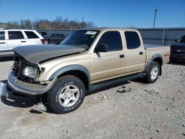 5TEGN92N61Z756592 - 2001 TOYOTA TACOMA DOUBLE CAB PRERUNNER GOLD photo 1