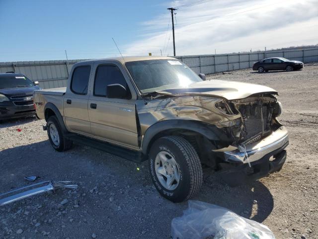 5TEGN92N61Z756592 - 2001 TOYOTA TACOMA DOUBLE CAB PRERUNNER GOLD photo 4
