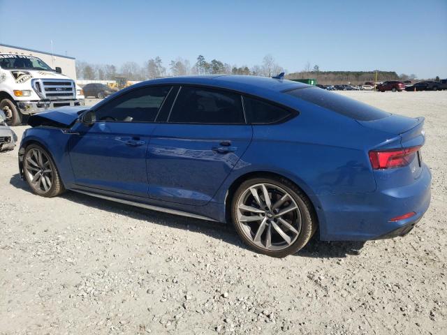 WAUFNCF58KA048761 - 2019 AUDI A5 PRESTIGE S-LINE BLUE photo 2